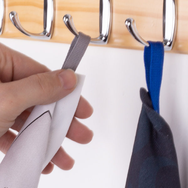 tea towel hanging loop