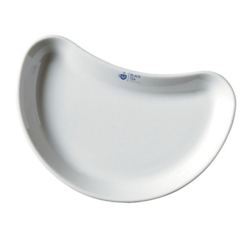 Ceramic Crecent Salad Dish (20cm)