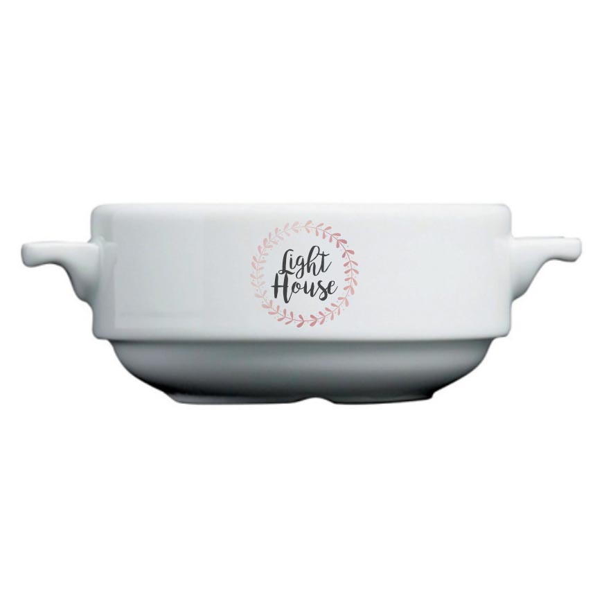 Ceramic Lugged Soup Bowl (250ml)