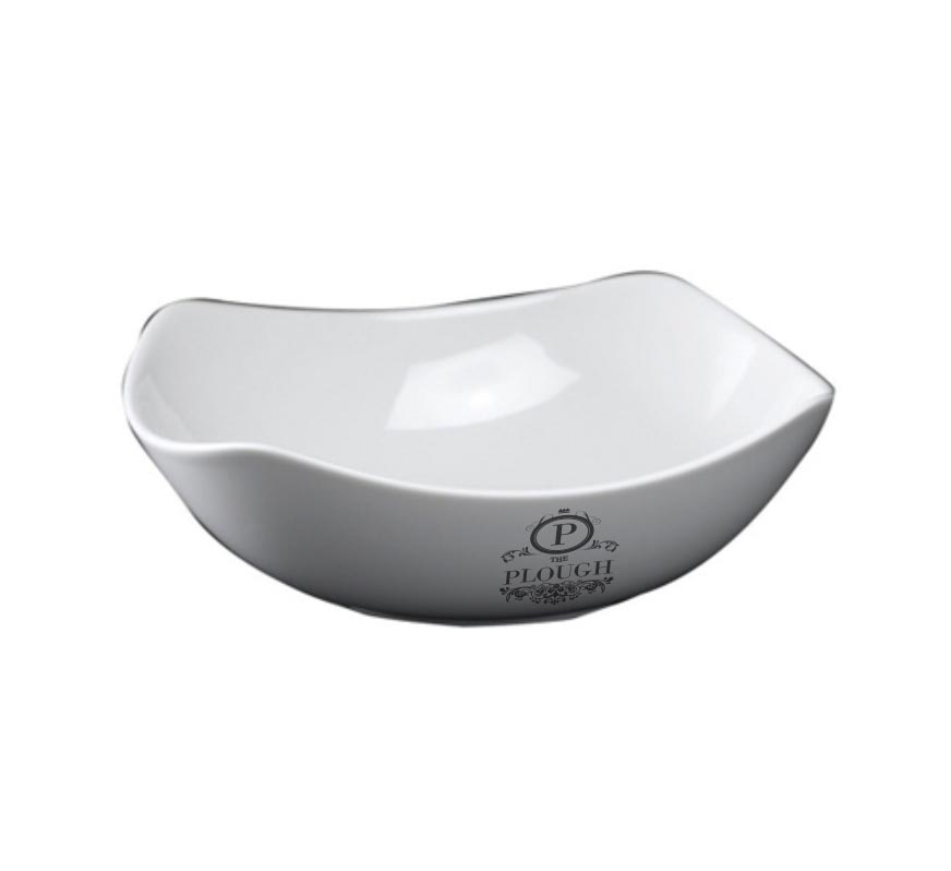 Ceramic Rounded Square Bowl (17cm)