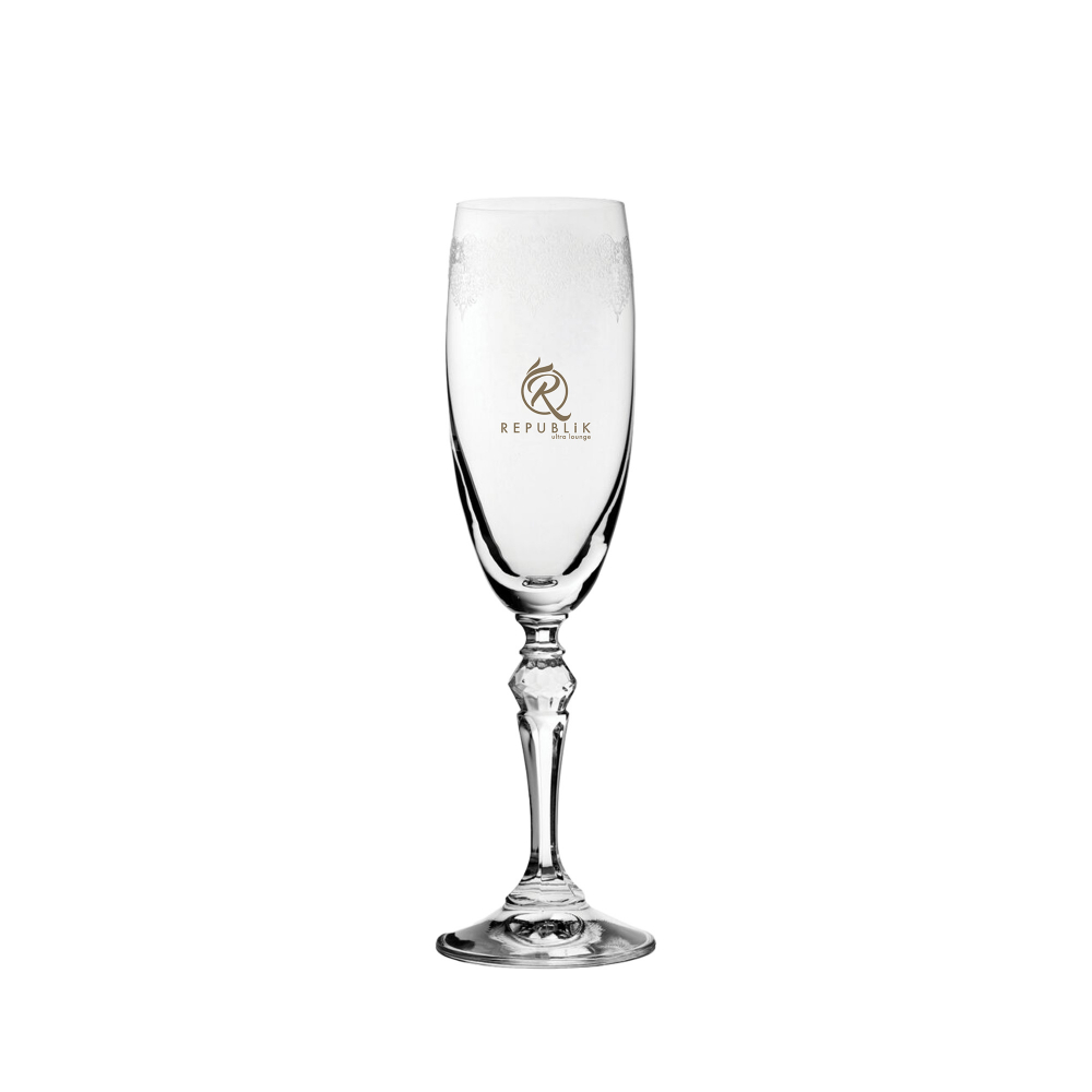 Luxury Filigree Flute Glass (170ml/6oz)