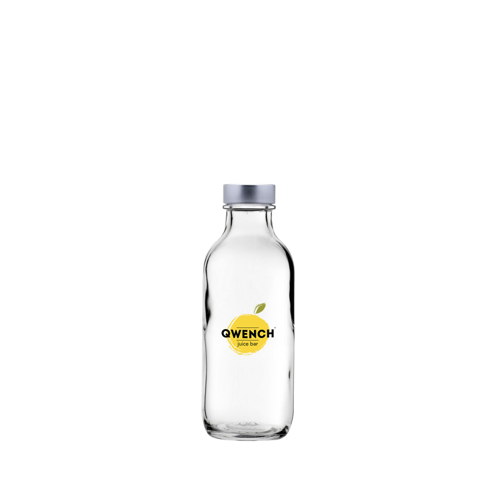 Glass Small Water/Juice Bottle - Half Pint (350ml/12.25oz)