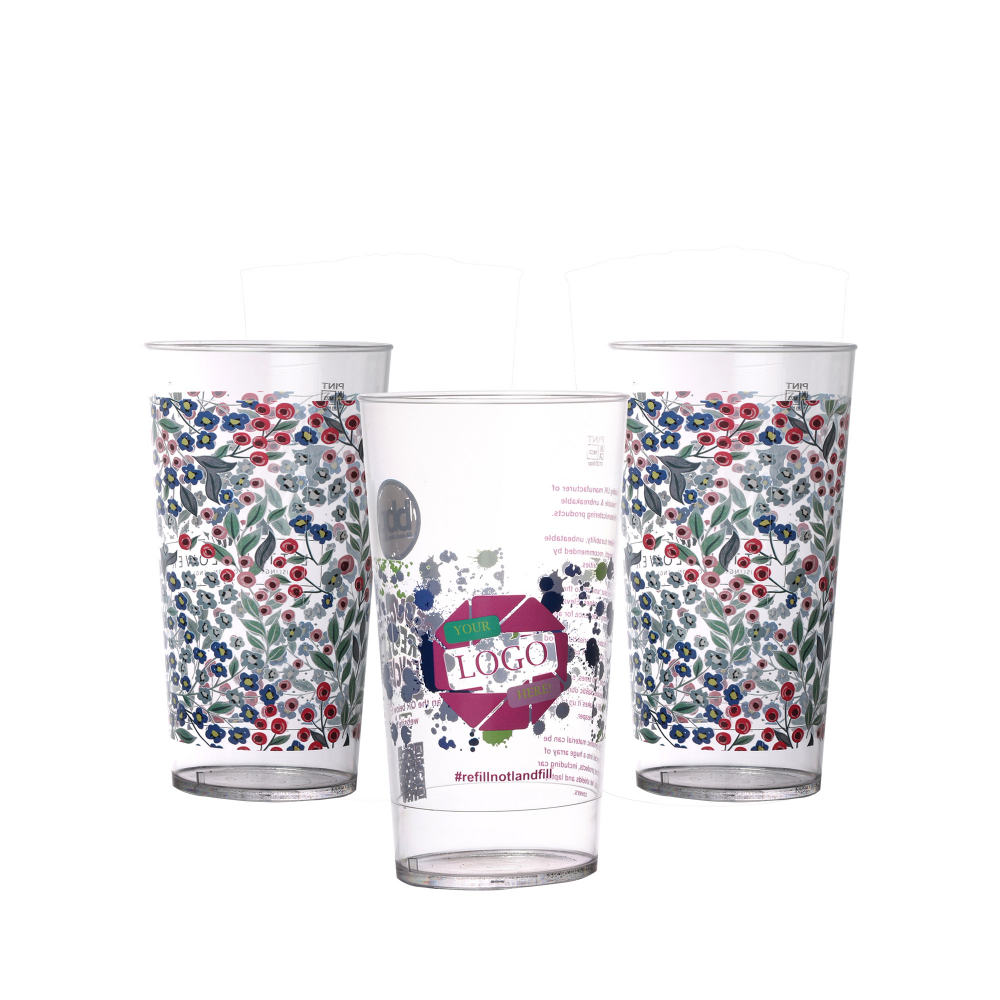 Full Colour Premium Festival Cup Nucleated (340ml/12oz) 