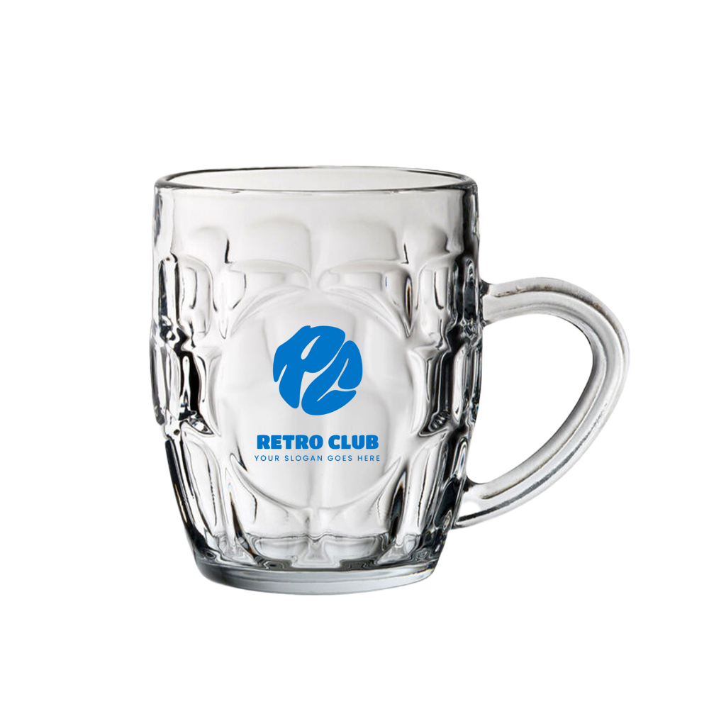 Dimple Tankard (Panelled) - Half Pint/10oz/290ml