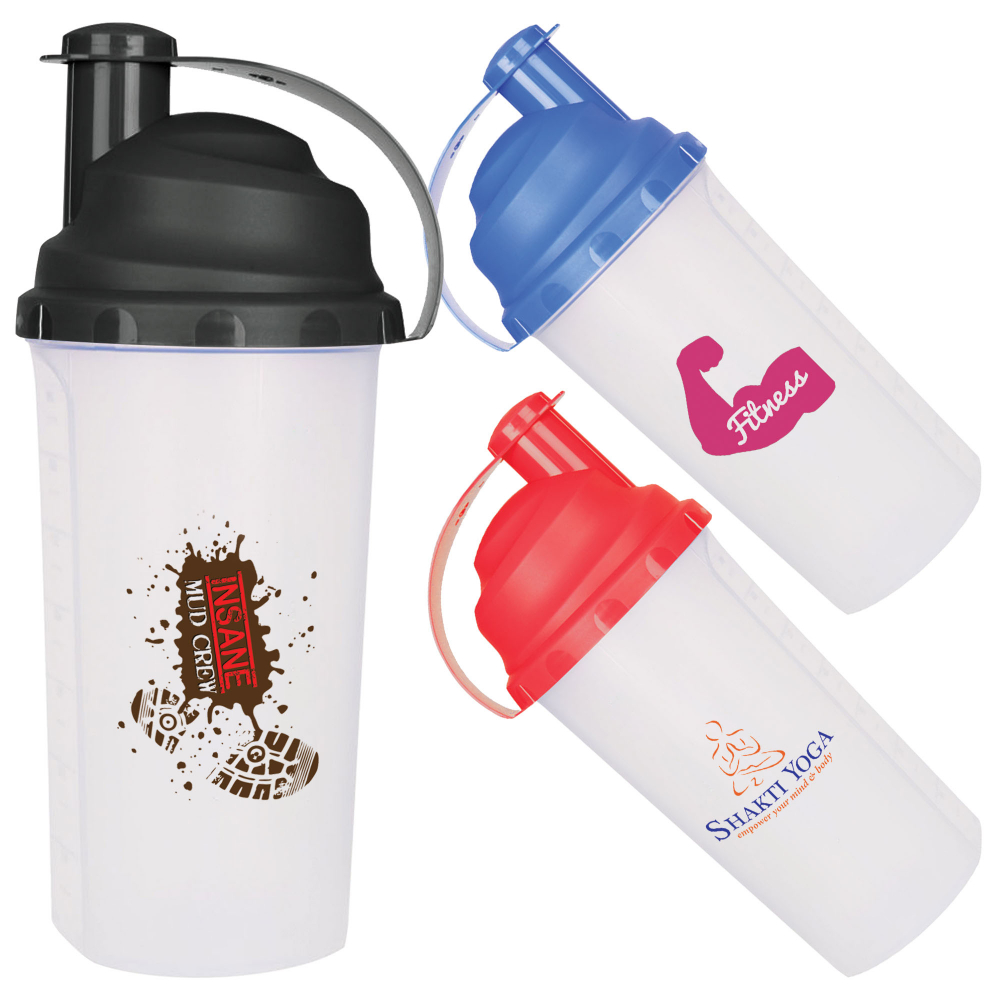 Plastic Gym Protein Shaker Bottle (700ml)