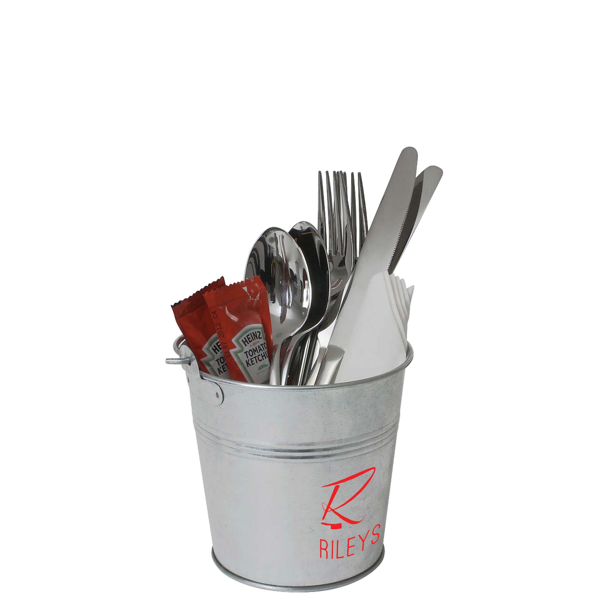 Galvanised Steel Serving Bucket (12cm)