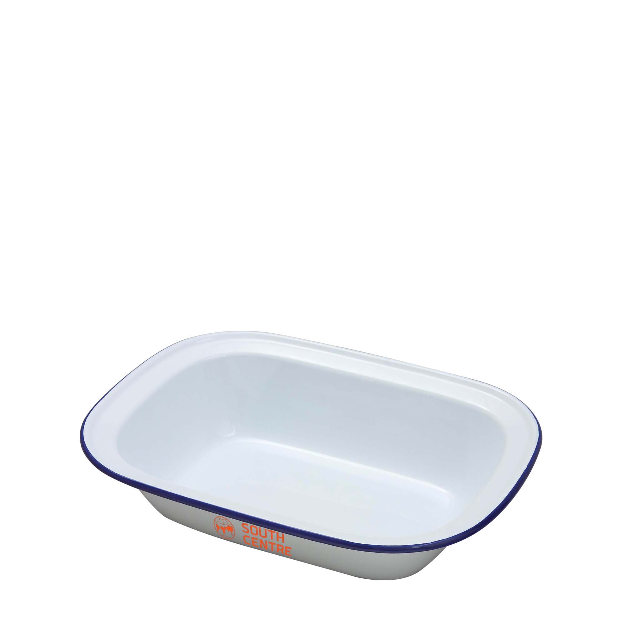 Enamel Oblong Pie Dish (220x165x50mm)