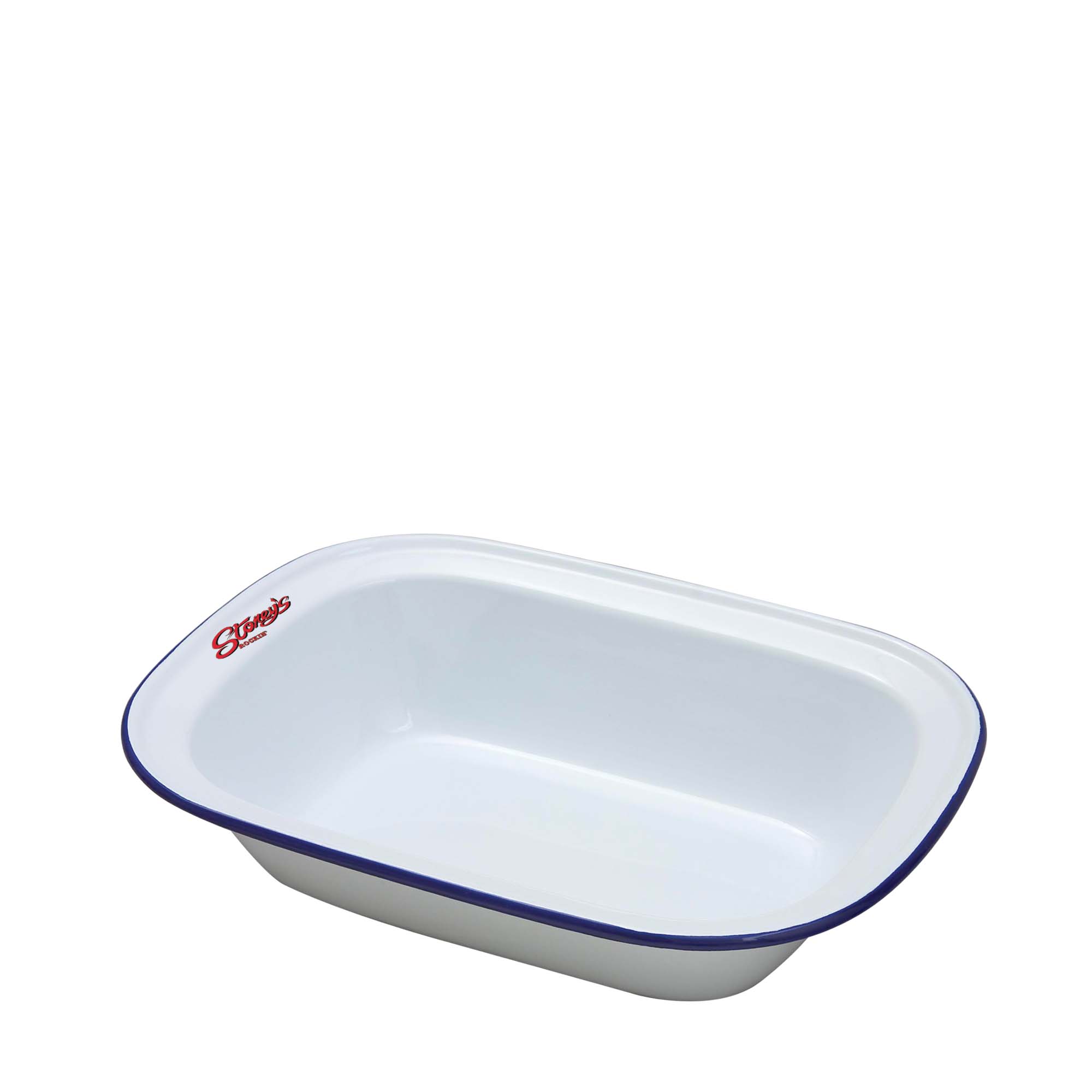 Enamel Oblong Pie Dish (240x180x55mm)