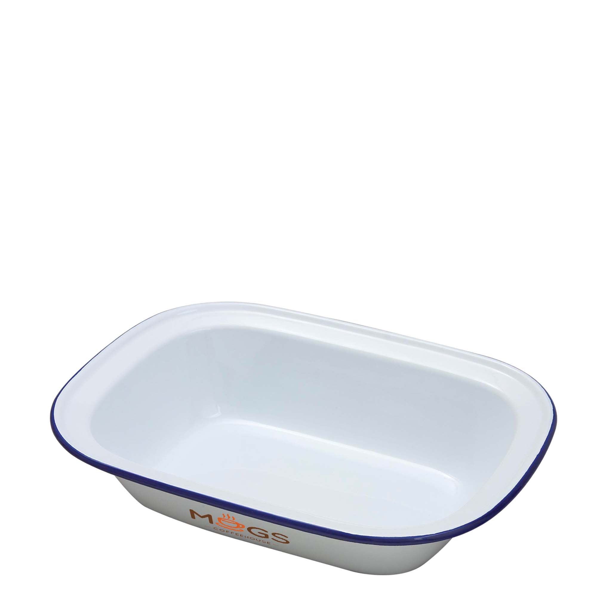 Enamel Oblong Pie Dish (280x210x65mm)