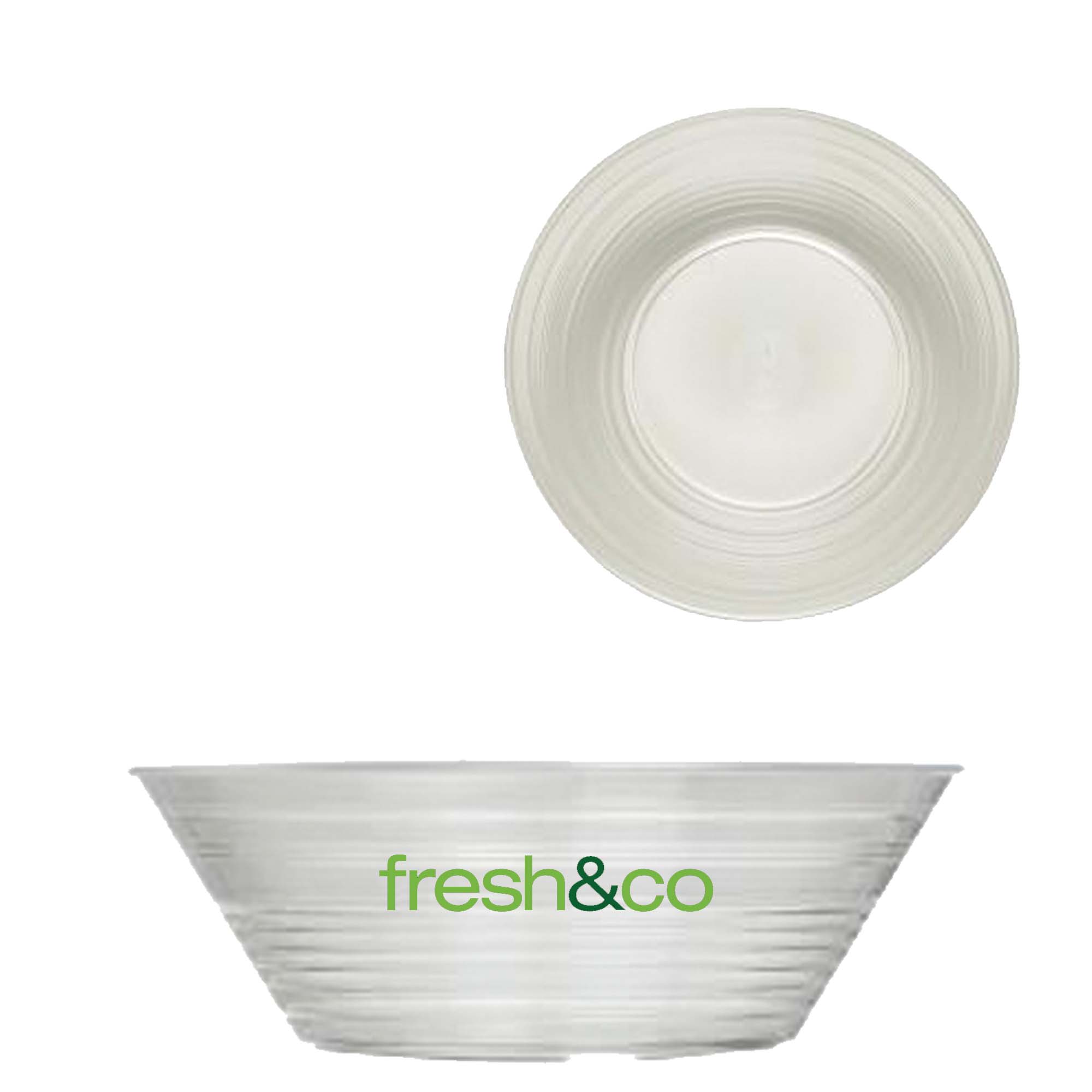 Reusable Plastic Bowl - White (340ml/12oz)