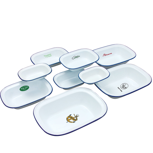 Enamel Rectangle Dishes