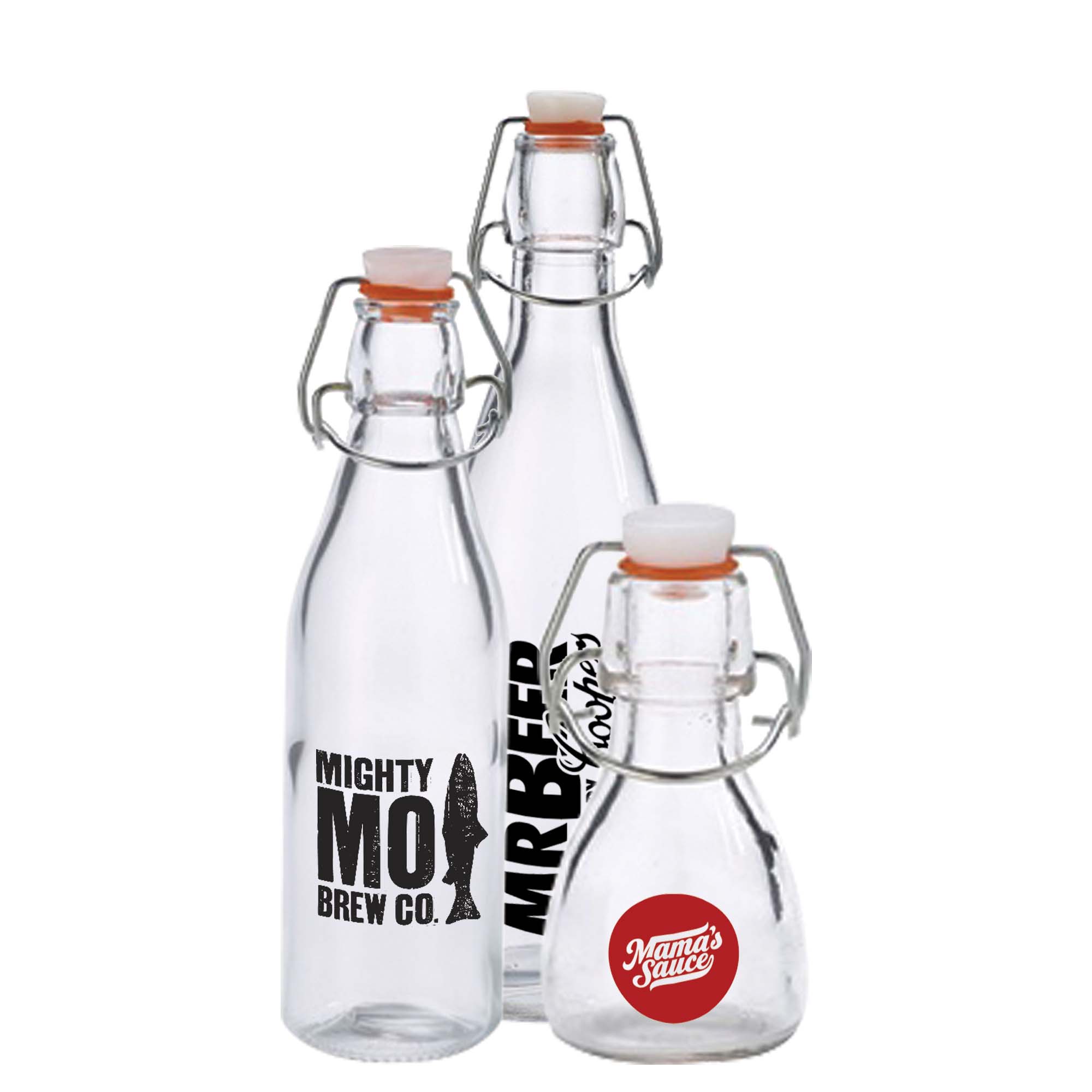 Glass Swing Top Bottles